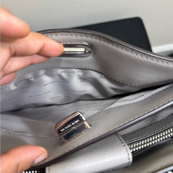 Grey Michael Kors Satchel - Picture 7 of 15